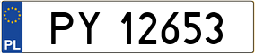 Truck License Plate